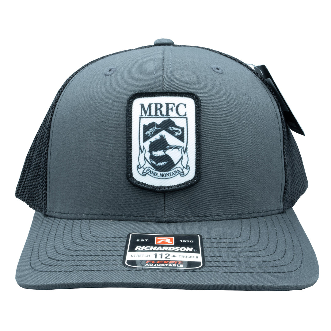 MRFC Badge Logo 112+ Charcoal/Black R-Flex Trucker
