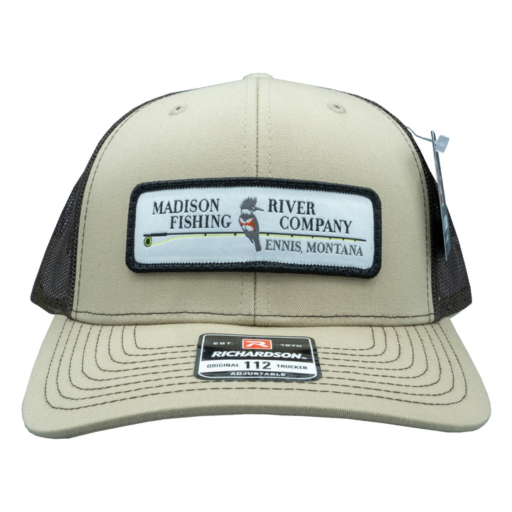 MRFC Logo 112 Khaki /Coffee Hat - Madison River Fishing Company