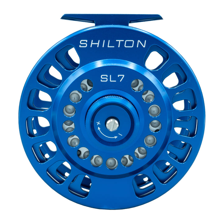 Shilton SL7 (11-12wt) Reel Blue Left Hand