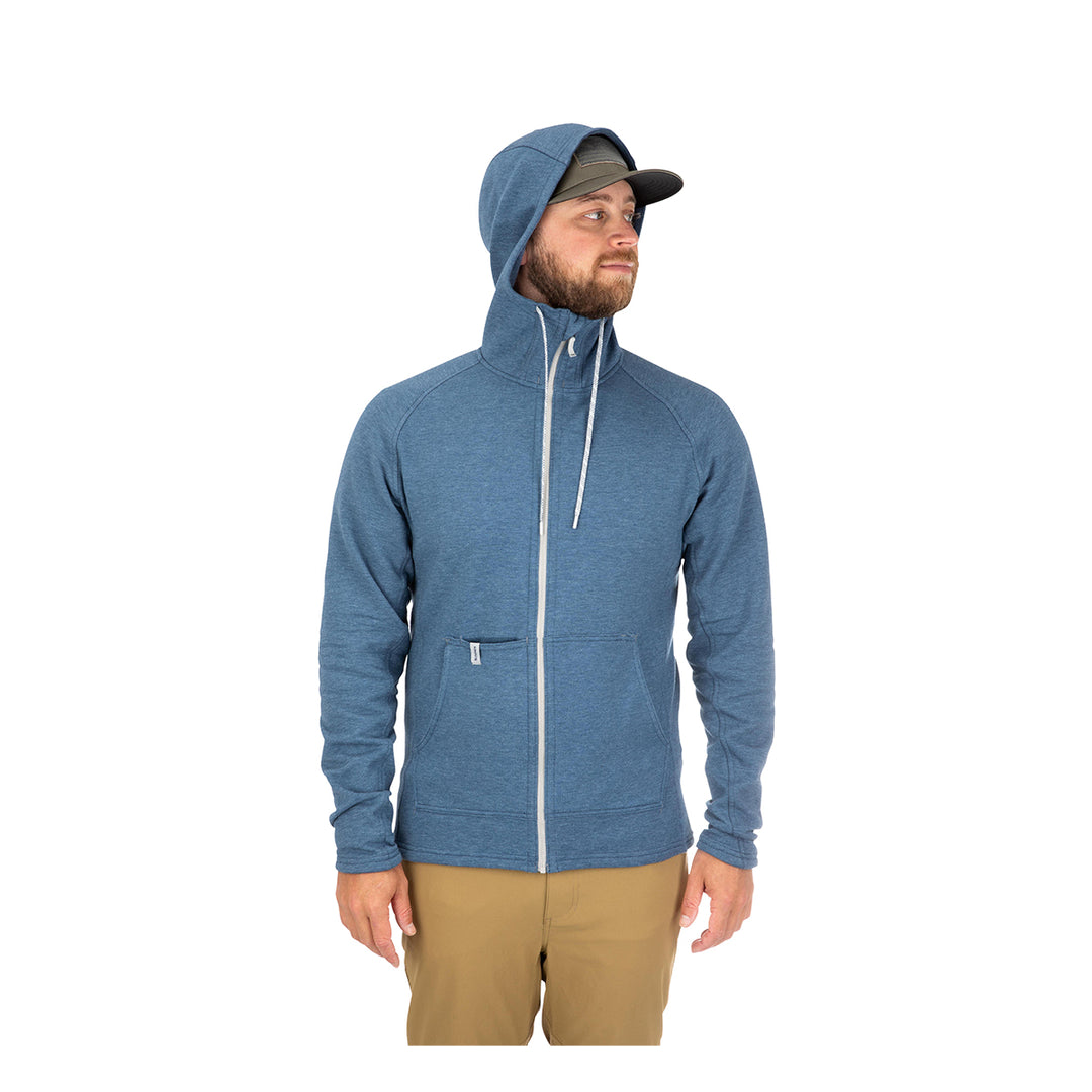 Simms Vermilion Full Zip Hoody Navy Heather 3X-Large - Madison River Fishing Company