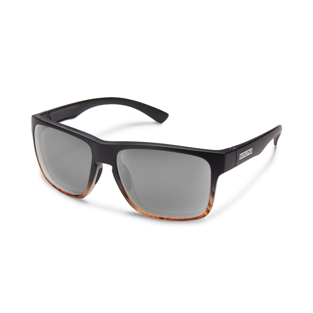 Suncloud Rambler Sunglasses Black Tortoise Fade Polarized Gray