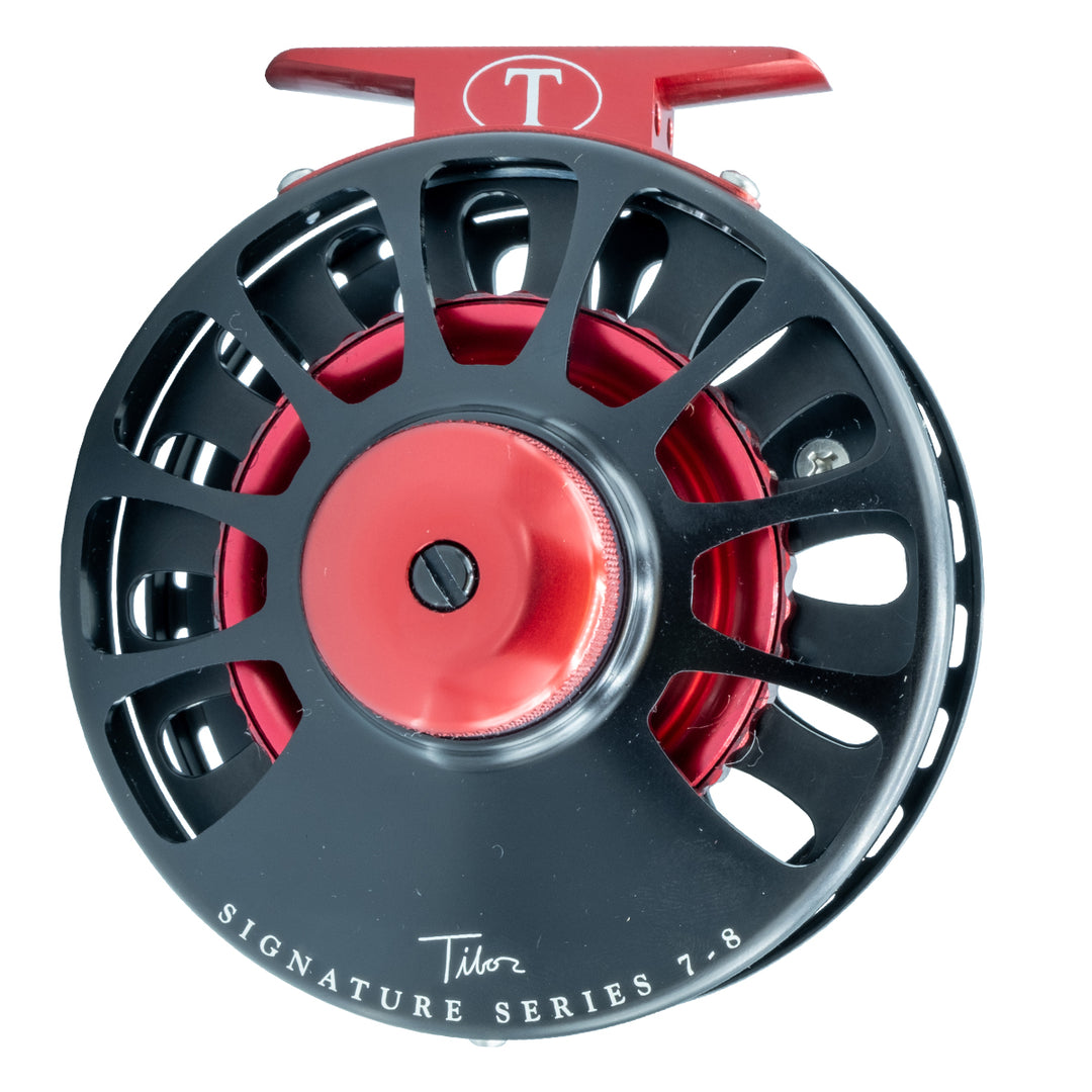 Tibor Signature Series Reel 7-8 Custom Frost Black with Red Hub – Madison  River Fishing Company