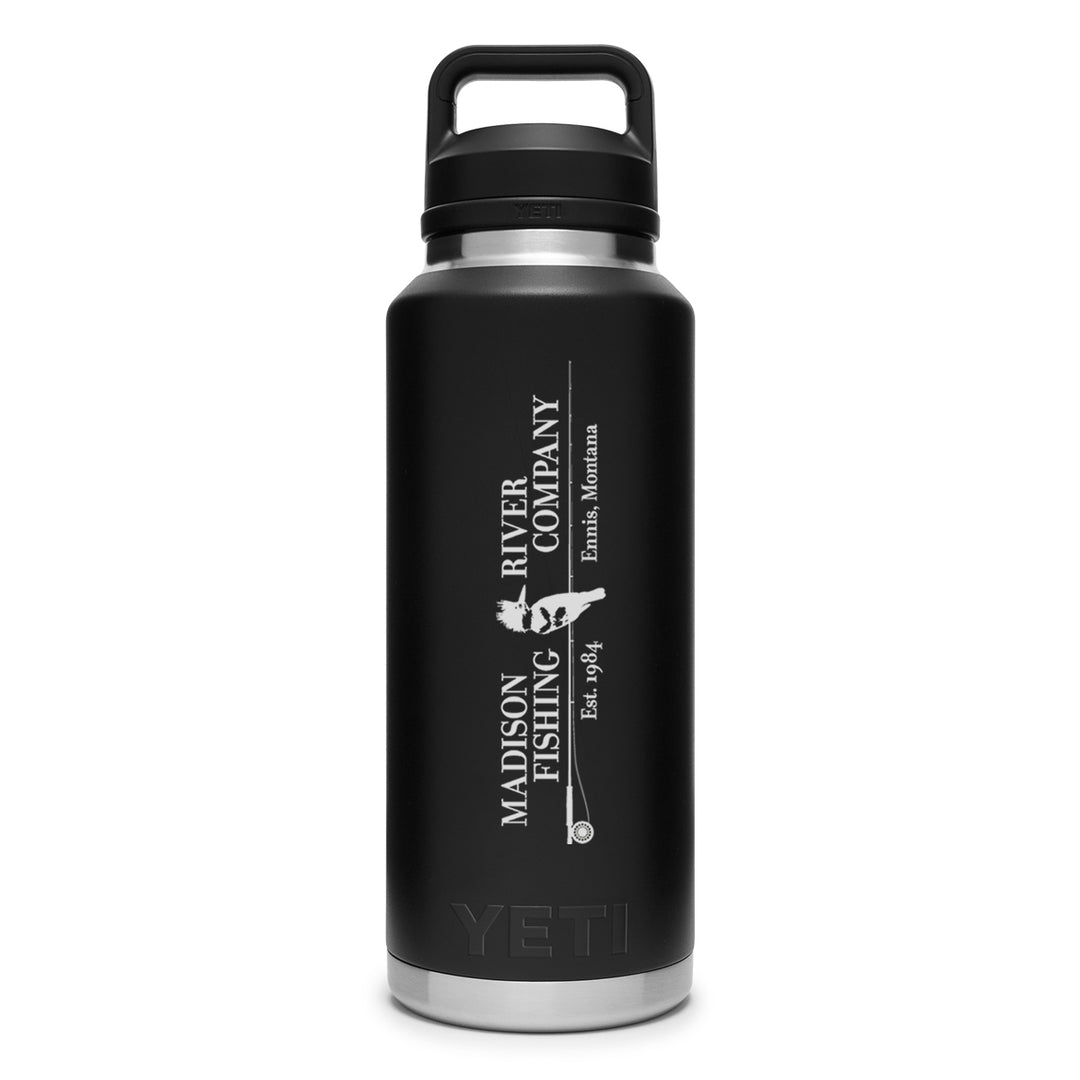 YETI Rambler 46oz Bottle Chug MRFC Logo Black