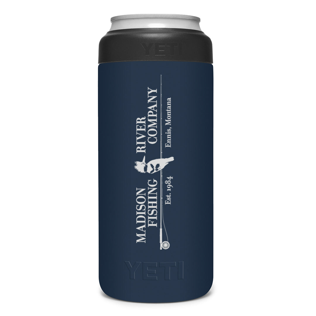 YETI Rambler Slim Colster MRFC Logo Navy