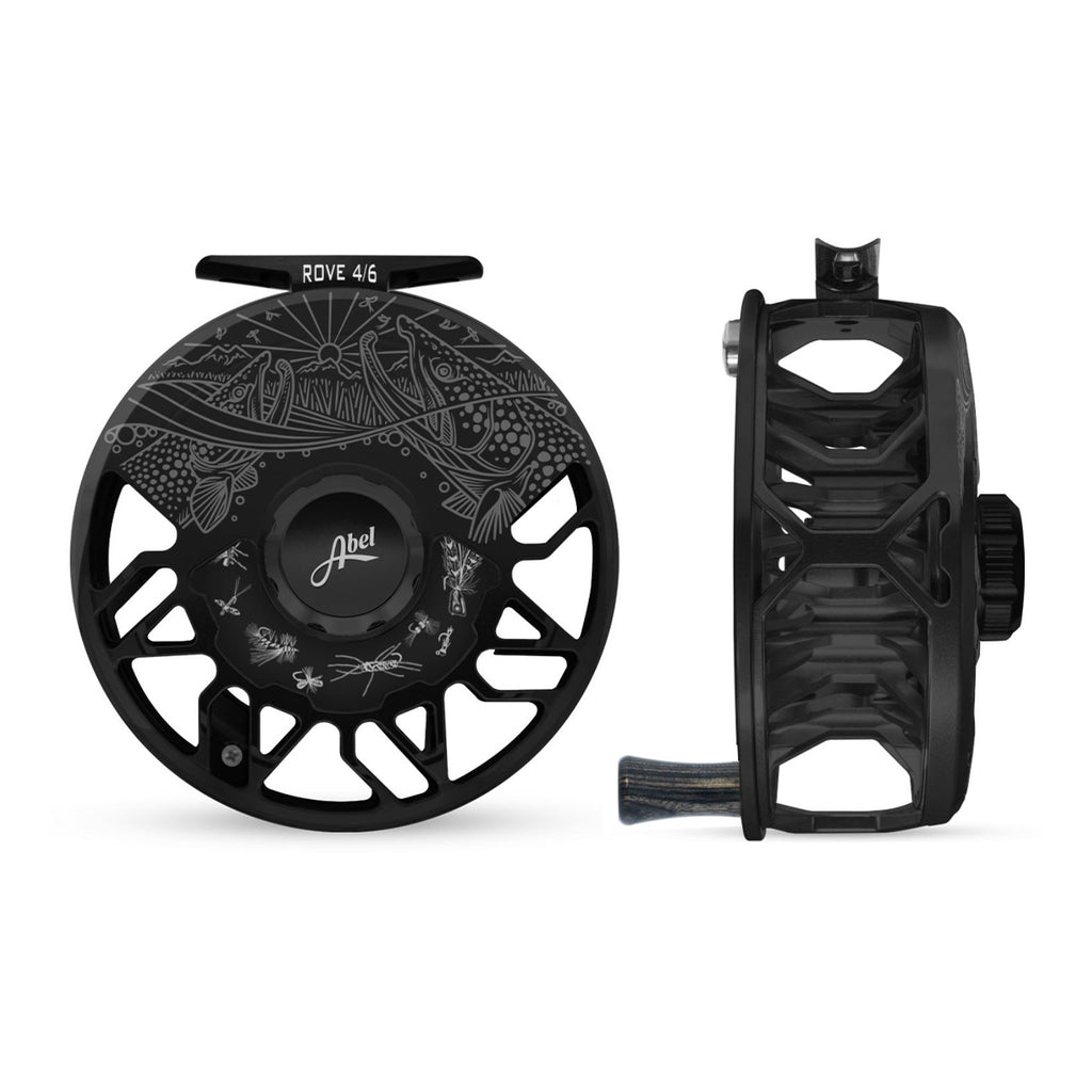 Abel Rove Fly Reel Basic Black 4/6wt