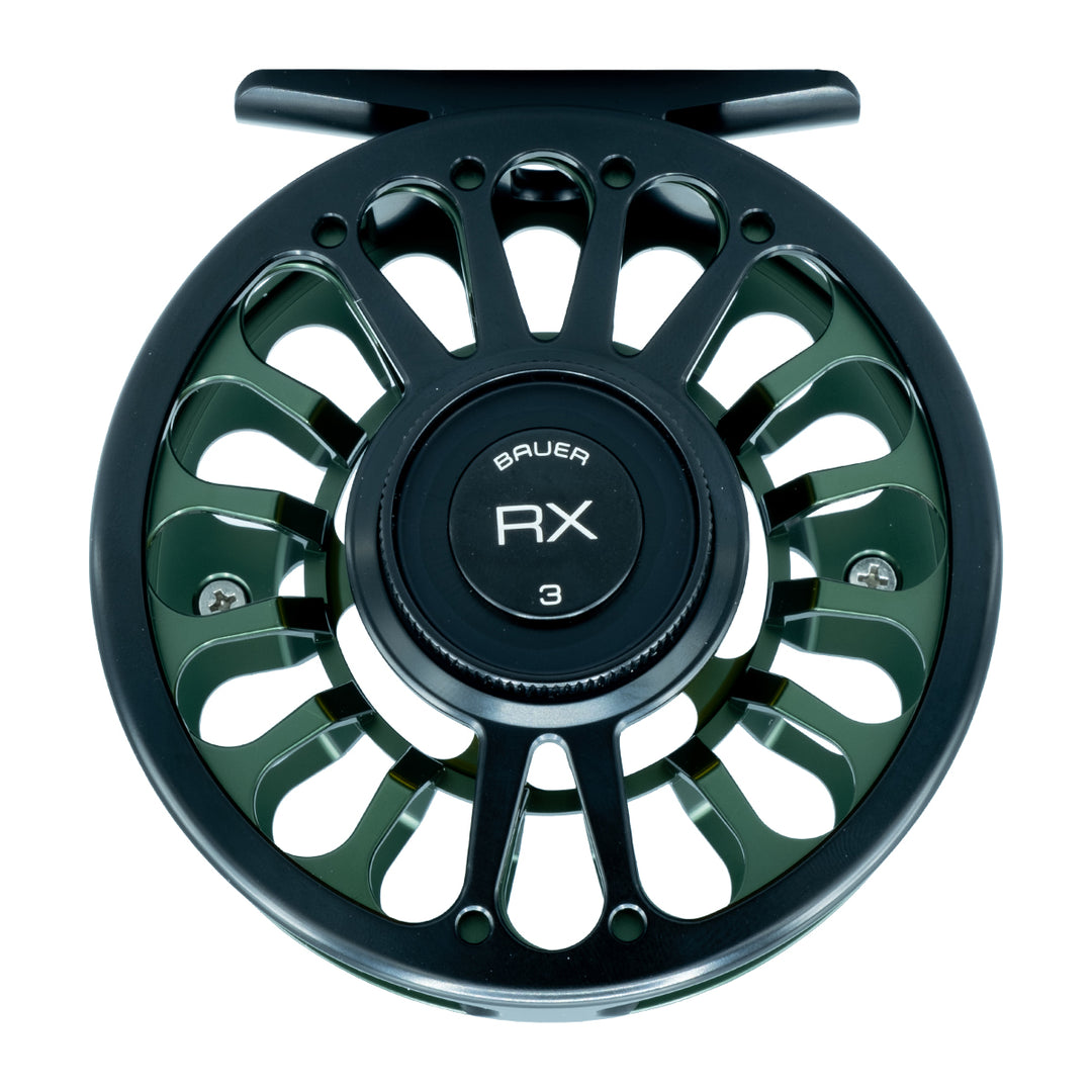 Bauer RX 4 Fly Reel Green
