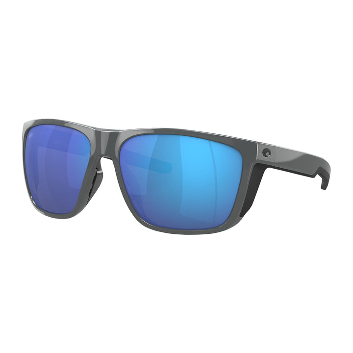 Ferg XL Sunglasses Matte Black Blue Mirror 580G