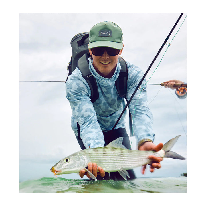 Free Fly Bamboo Lightweight Hoody Tidewater Camo - Madison River Fishing Company