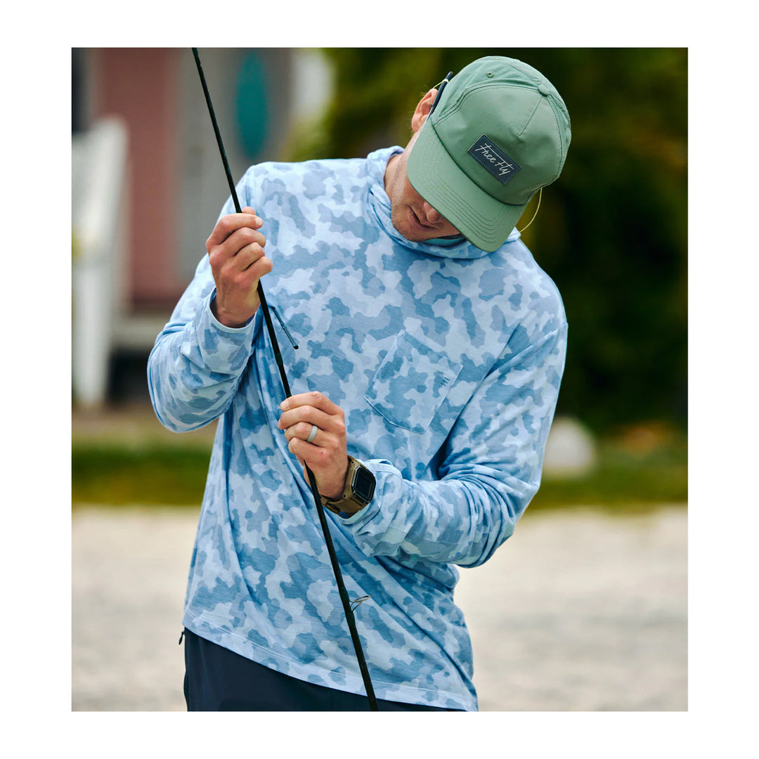 Free Fly Bamboo Lightweight Hoody Tidewater Camo - Madison River Fishing Company