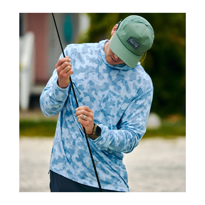 Free Fly Bamboo Lightweight Hoody Tidewater Camo - Madison River Fishing Company