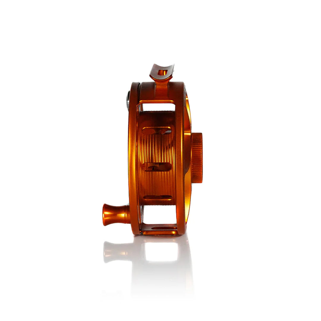 Hatch Iconic 7 Plus Fly Reel Campfire Orange - Madison River Fishing Company