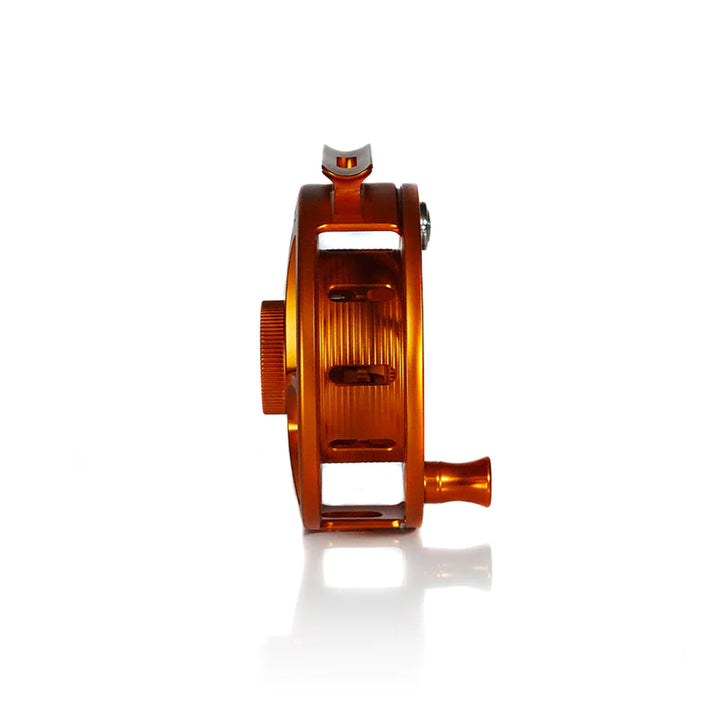 Hatch Iconic 7 Plus Fly Reel Campfire Orange - Madison River Fishing Company