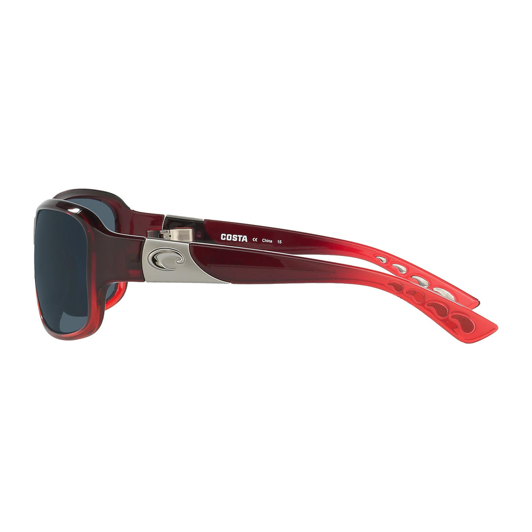 Costa Inlet Sunglasses Pomegranate Fade Gray 580P - Madison River Fishing Company