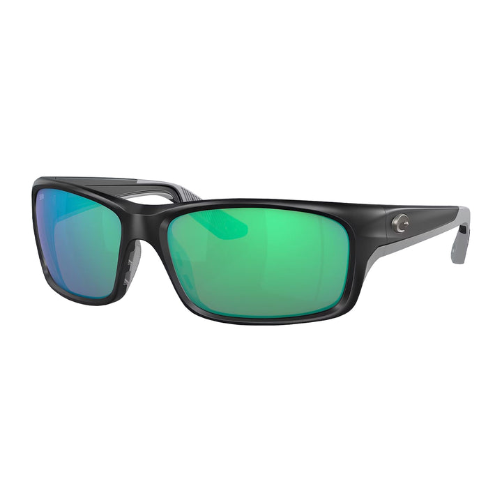 Jose Pro Sunglasses Matte Black Green Mirror 580G