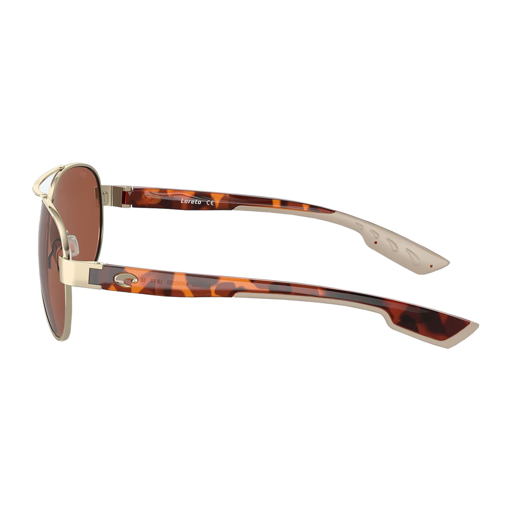 Loreto Sunglasses Rose Gold Copper 580P