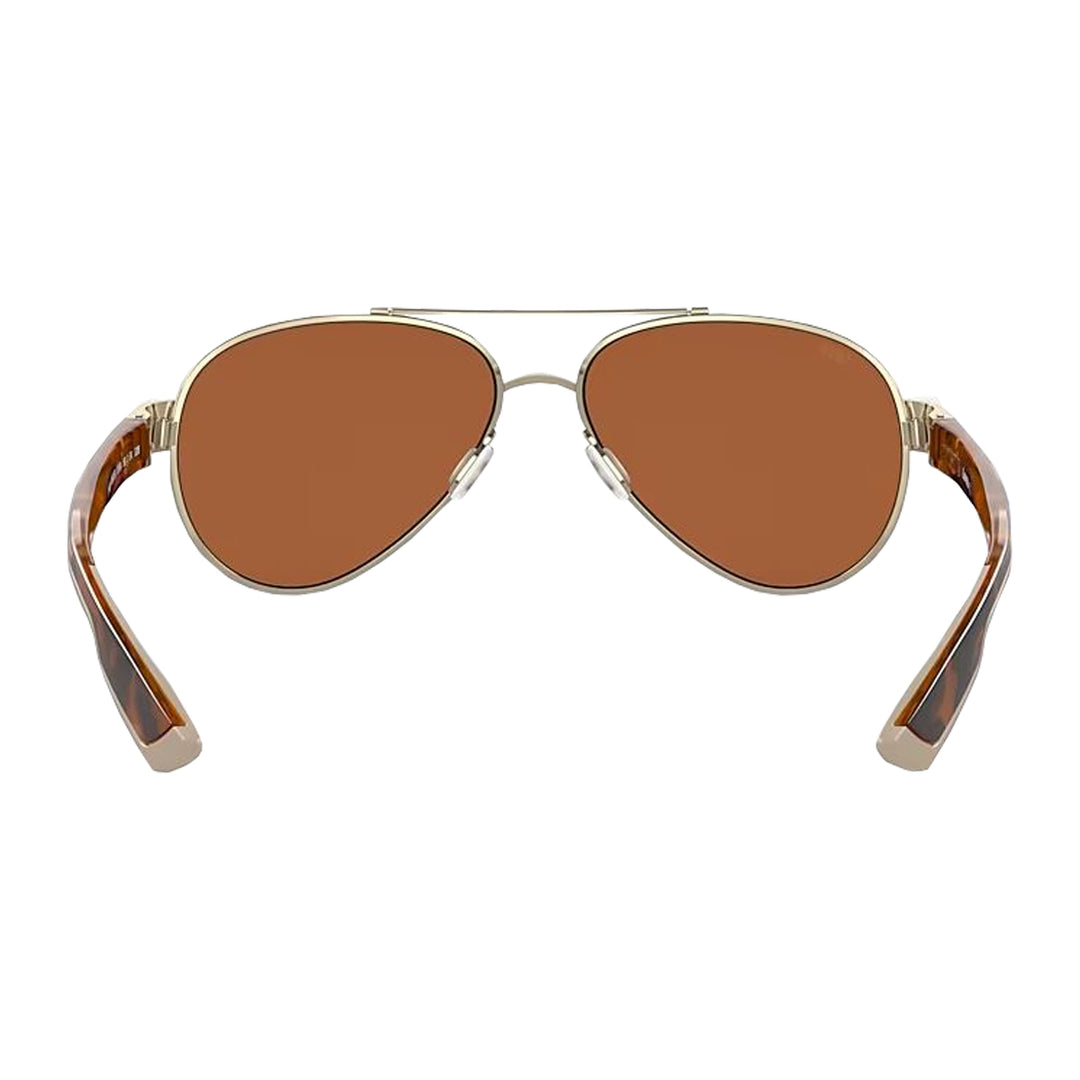Costa Loreto Sunglasses Rose Gold Green Mirror 580P - Madison River Fishing Company