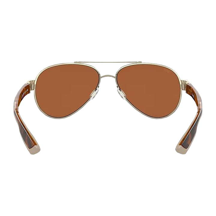 Costa Loreto Sunglasses Rose Gold Green Mirror 580P - Madison River Fishing Company