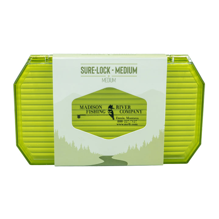 MRFC Sure-Lock Poly Ridge Foam Fly Box Green Medium