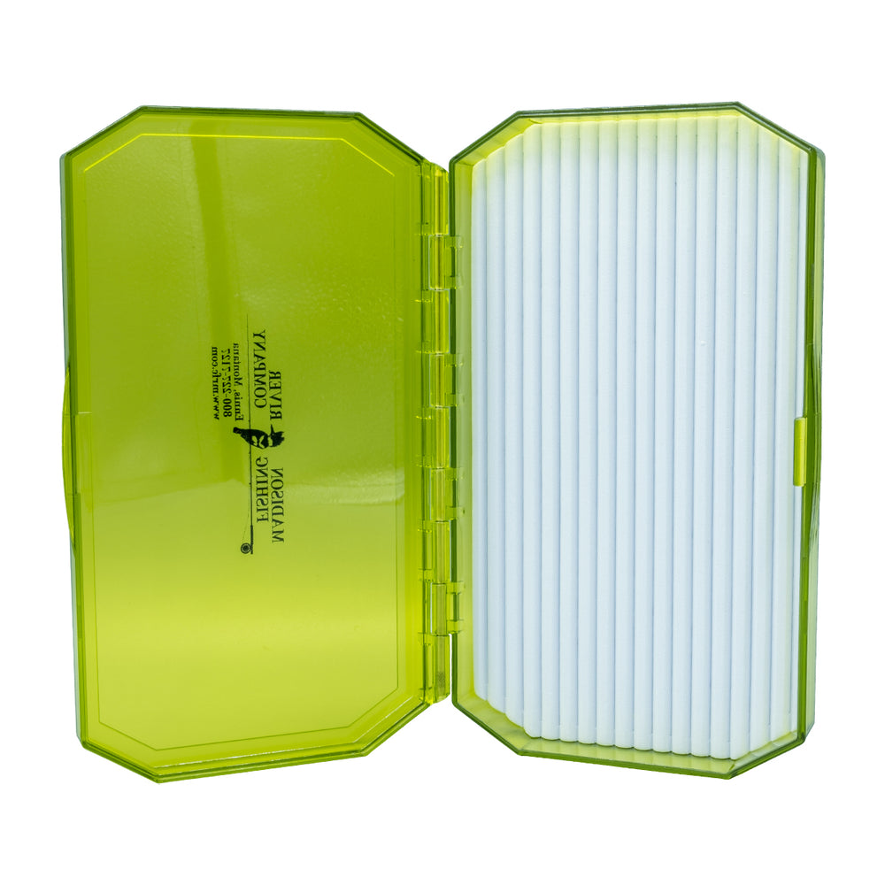 MRFC Sure-Lock Poly Ridge Foam Fly Box Green Medium