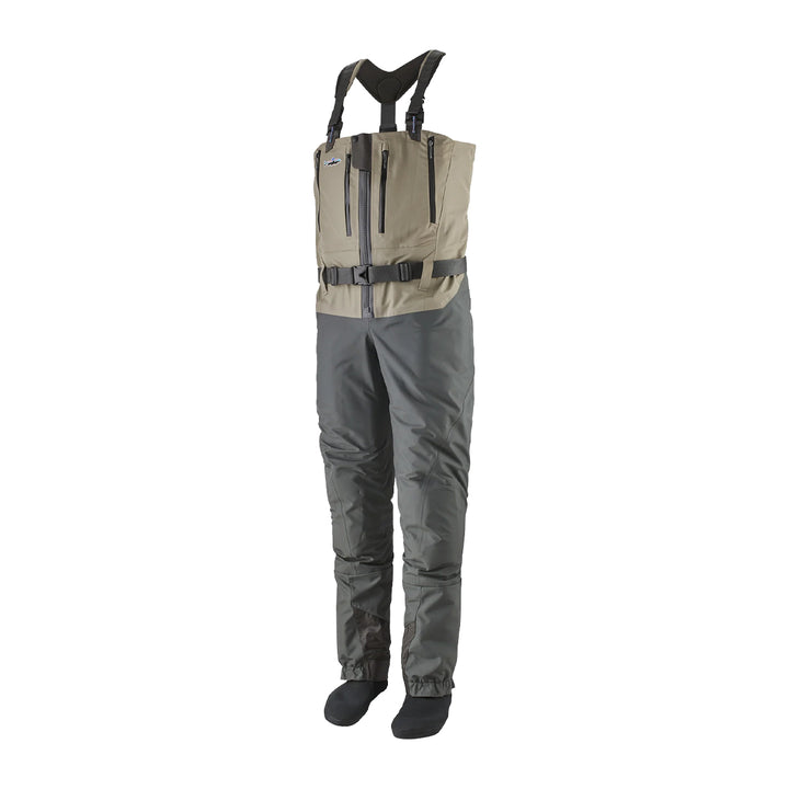 Patagonia Swiftcurrent Expedition Zip Front Waders River Rock Green