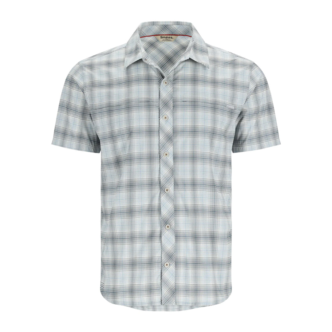 Simms Stone Cold SS Shirt Steel Blue/Storm Ombre Plaid – Madison