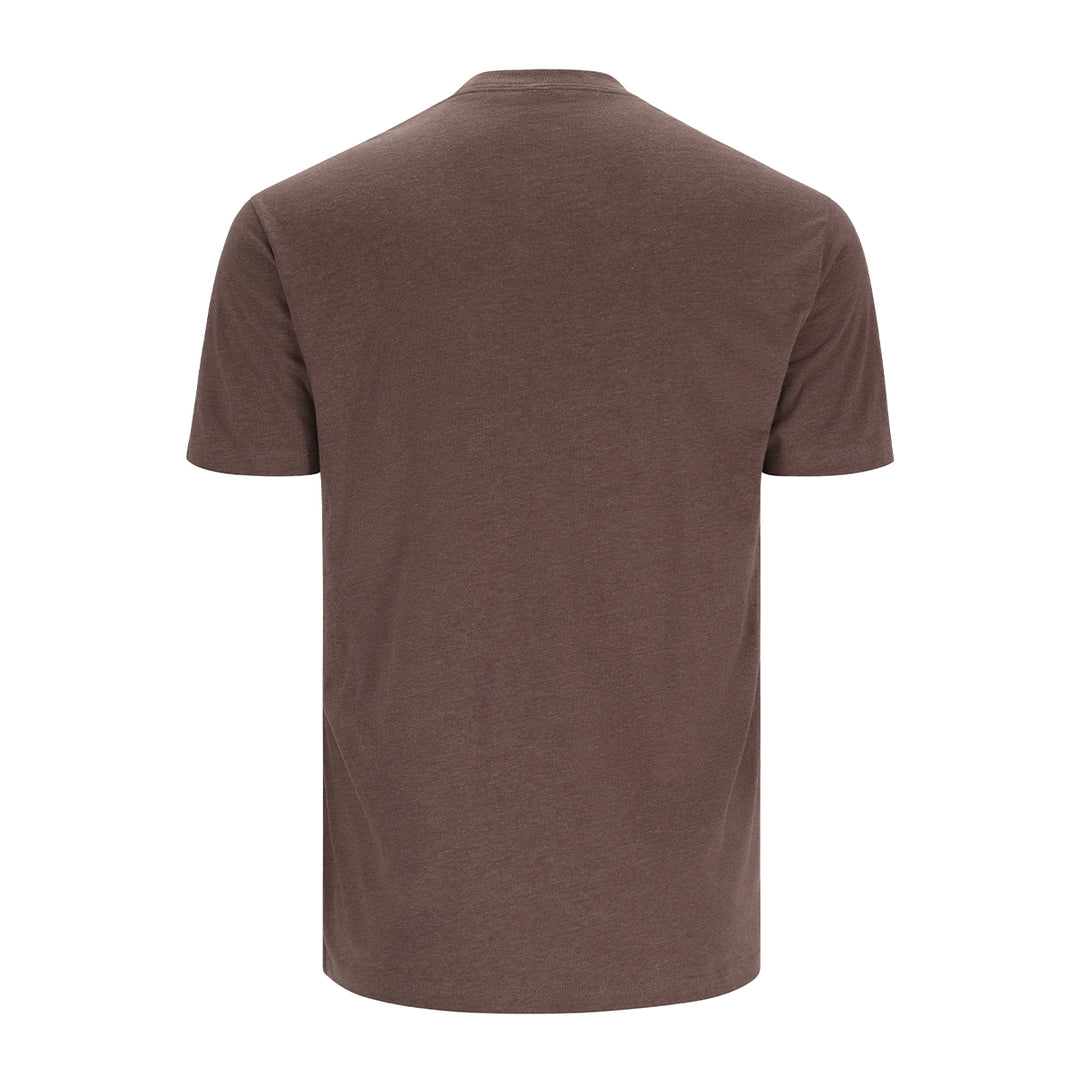 Simms Wood Trout Fill T-Shirt Brown Heather