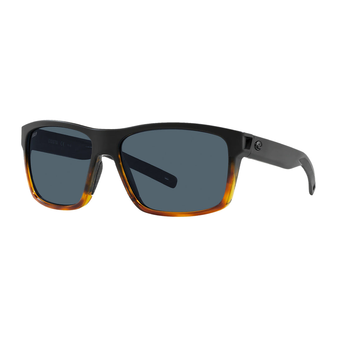 Slack Tide Sunglasses Matte Black/Shiny Tortoise Gray 580P