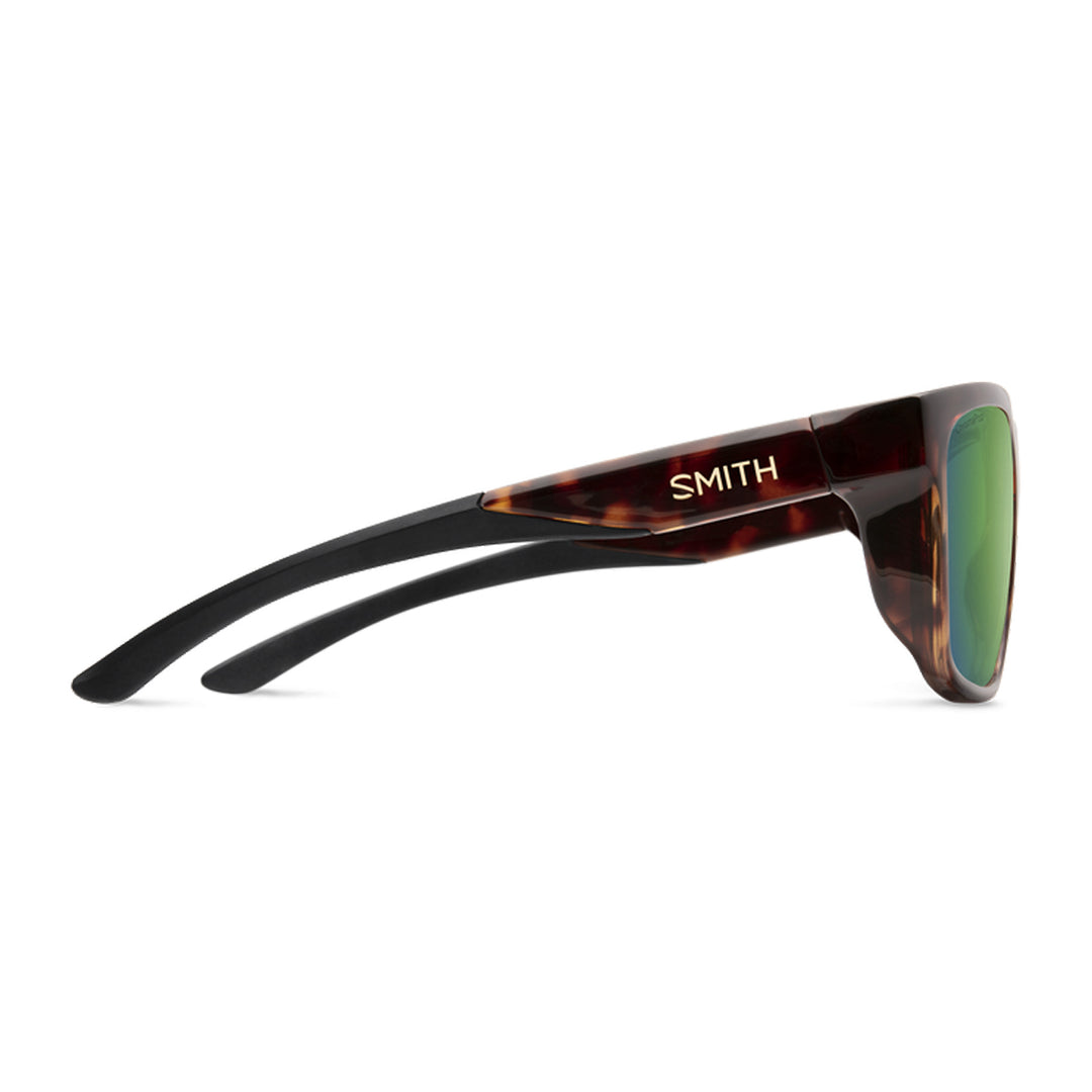 Smith Barra Sunglasses Matte Tortoise ChromaPop Polarized Green