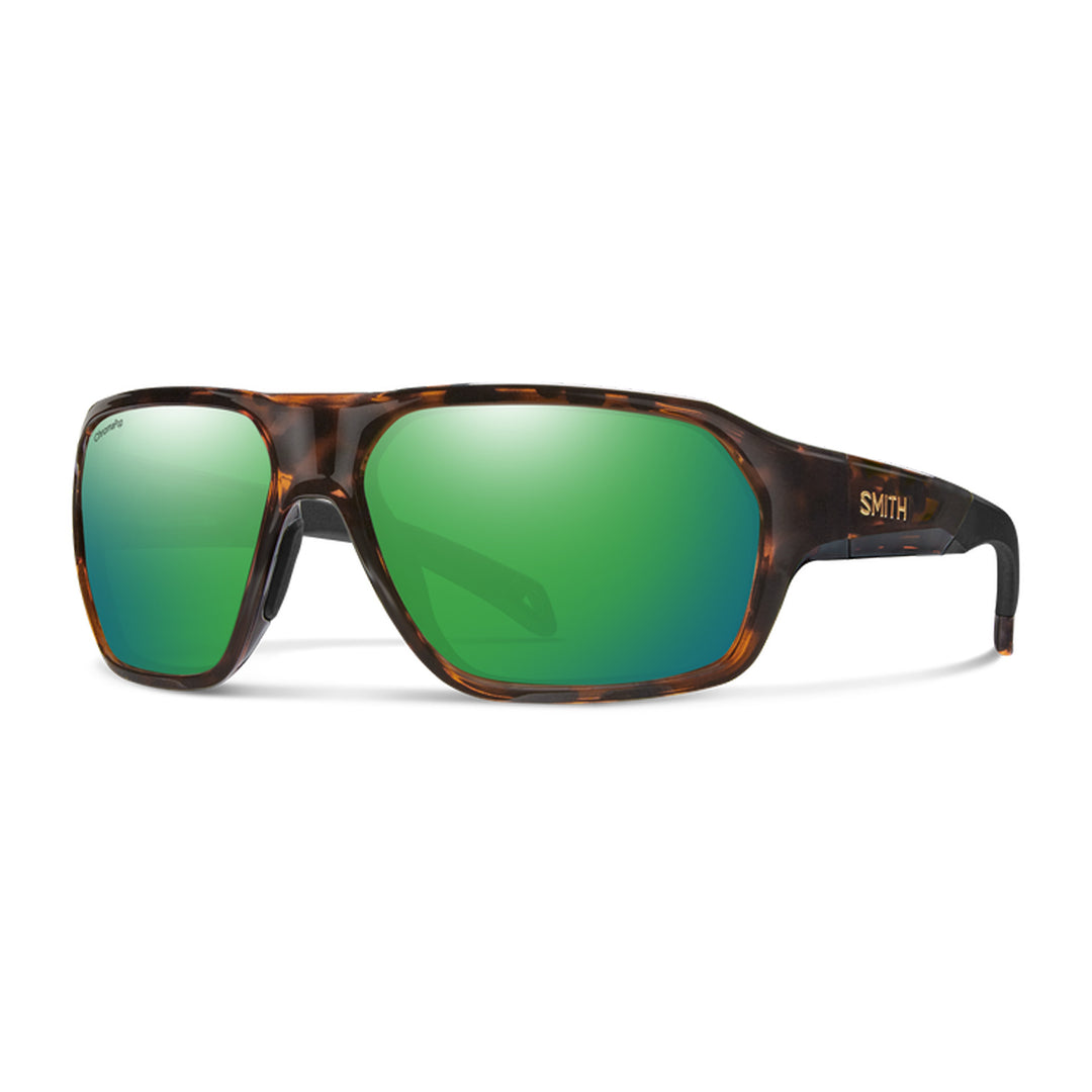 Smith Deckboss Sunglasses Tortoise ChromaPop Polarized Green Mirror