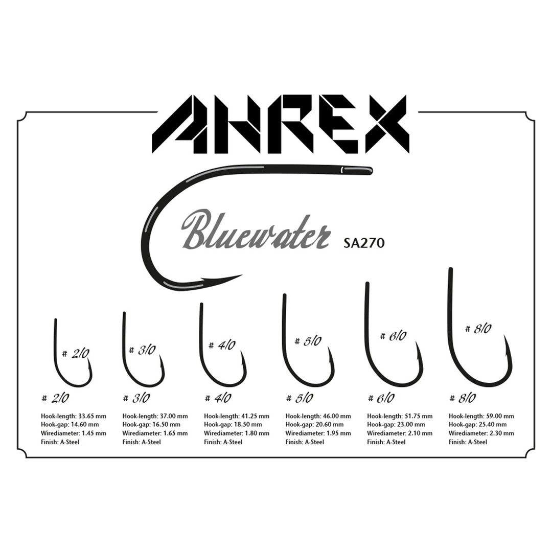 Ahrex SA 270 Saltwater Bluewater Size