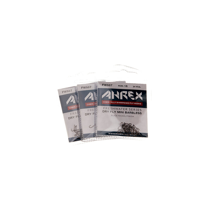 Ahrex FW 507 Dry Fly Mini Hook Barbless