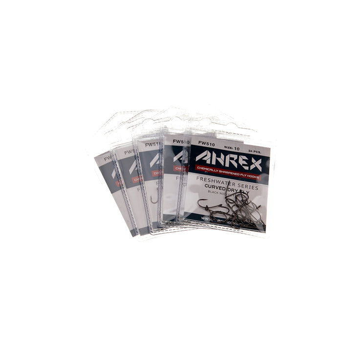 Ahrex FW 510 Curved Dry Hook Barbed
