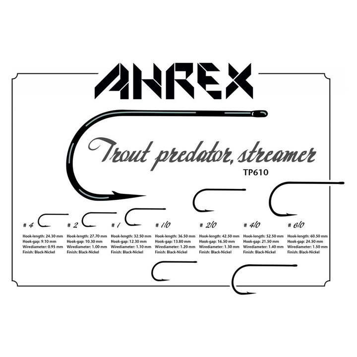 Ahrex TP 610 Trout Predator Streamer Hook