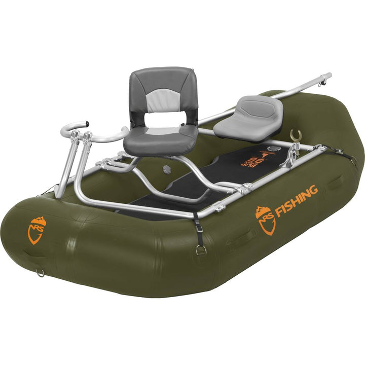 NRS Slipstream 96 Fishing Raft Olive Deluxe Package