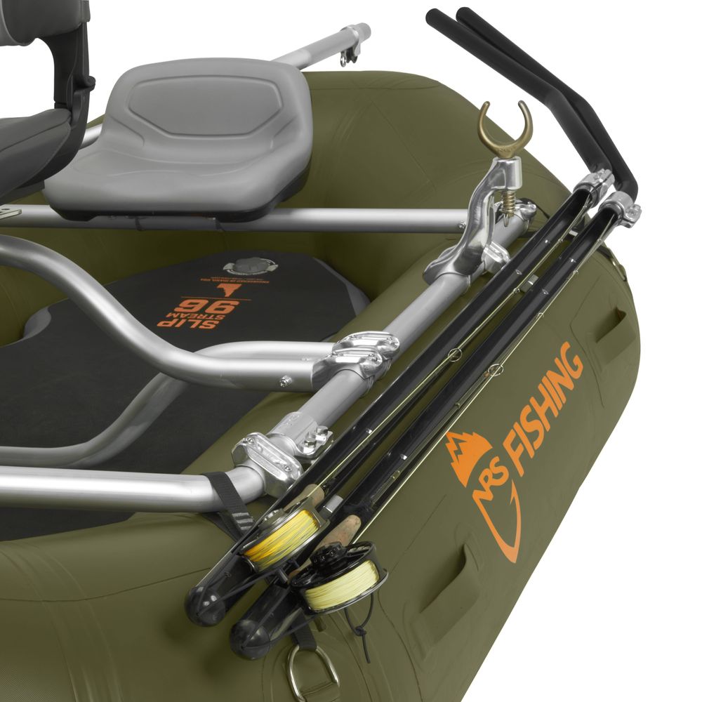 NRS Slipstream 96 Fishing Raft Olive Deluxe Package Madison River