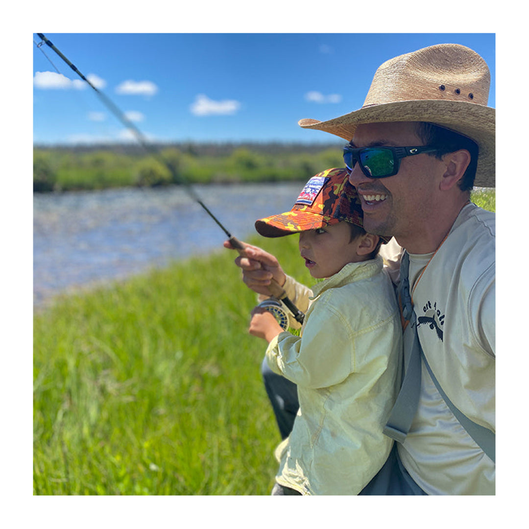 Abby Paffrath Trucker Buck Dusk Blaze Orange - Madison River Fishing Company
