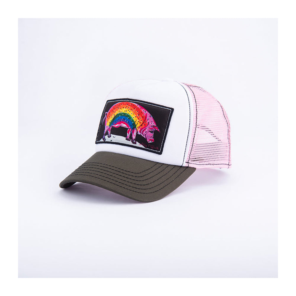 Abby Paffrath Trucker Hog Bow Pink