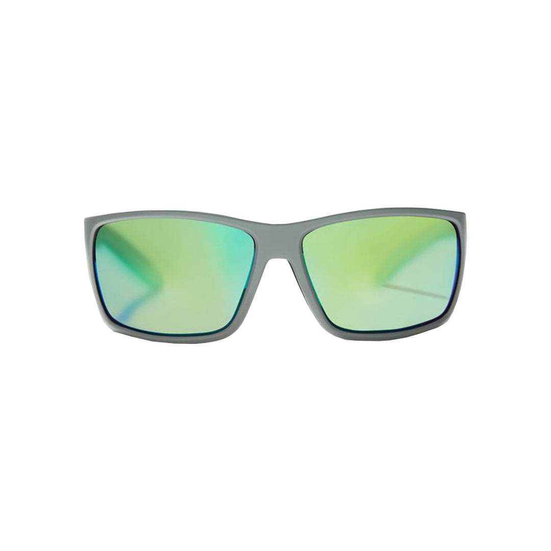 Bajio Sunglasses Bales Beach Basalt Matte Permit Green Mirror