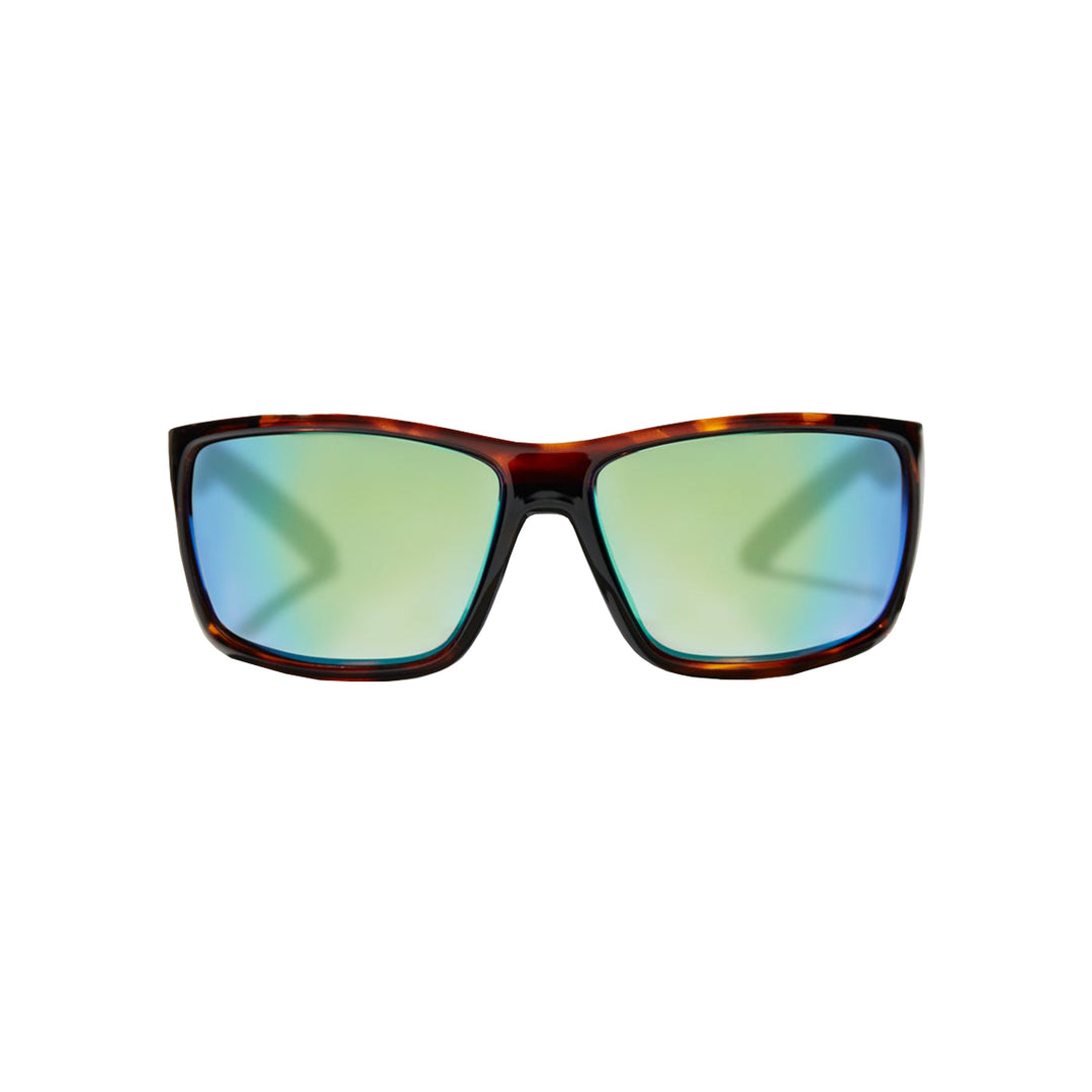 Bajio Sunglasses Bales Beach Dark Tortoise Permit Green Mirror