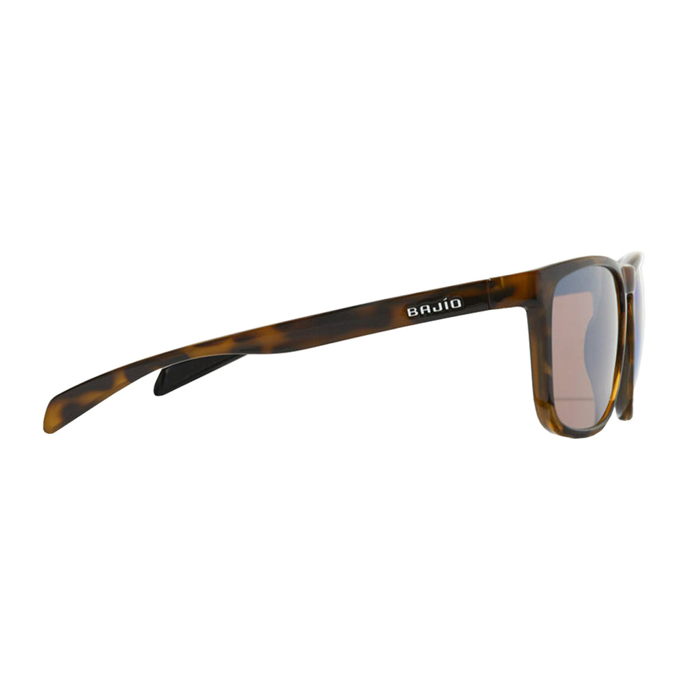 Bajio Sunglasses Calda Vintage Tortoise Gloss Cuda Silver Mirror