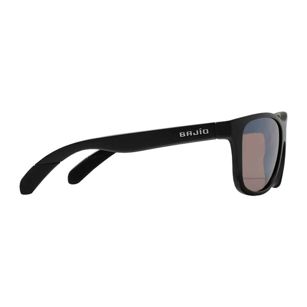Bajio Sunglasses Gates Black Matte Cuda Silver Mirror