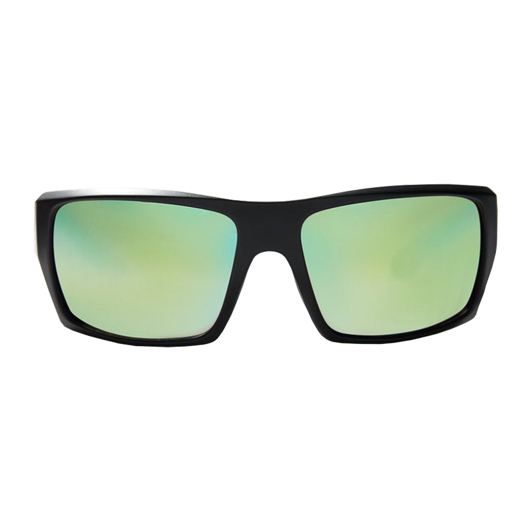 Bajio Sunglasses Nato Black Matte Permit Green Mirror