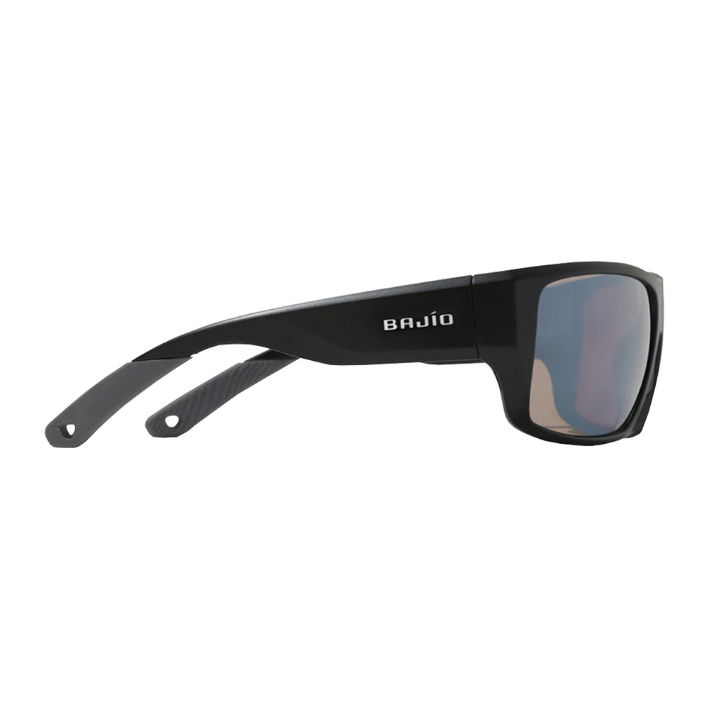 Bajio Sunglasses Nato Black Matte Silver Glass Mirror