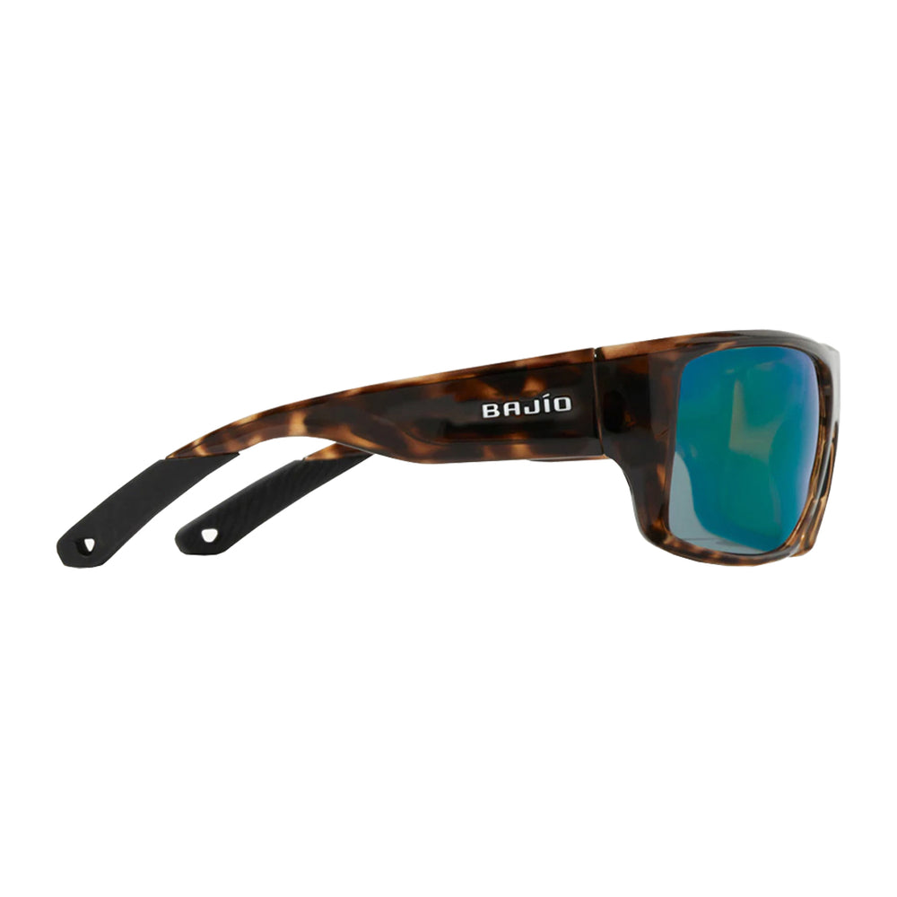 Bajio Sunglasses Nato Dark Tortoise Green Glass Mirror