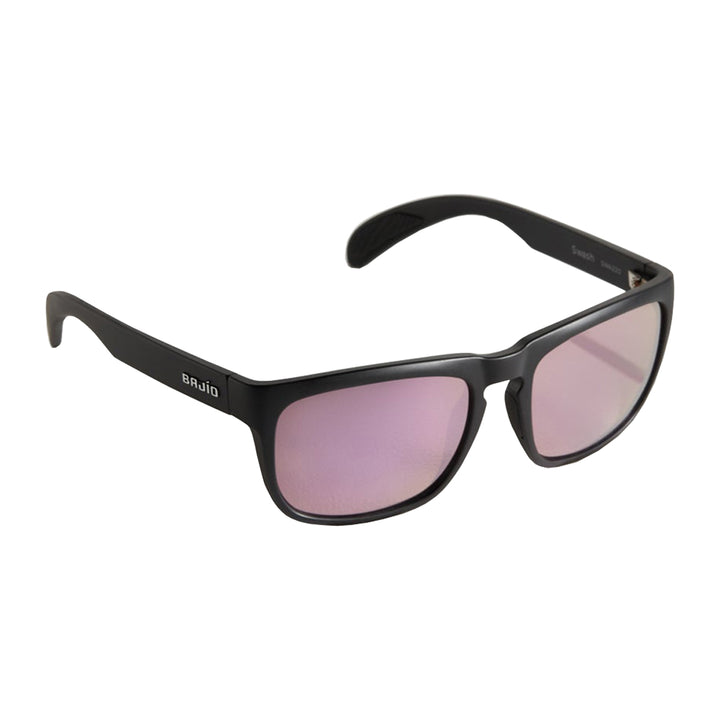 Bajio Sunglasses Swash Black Matte Drum Pink Mirror