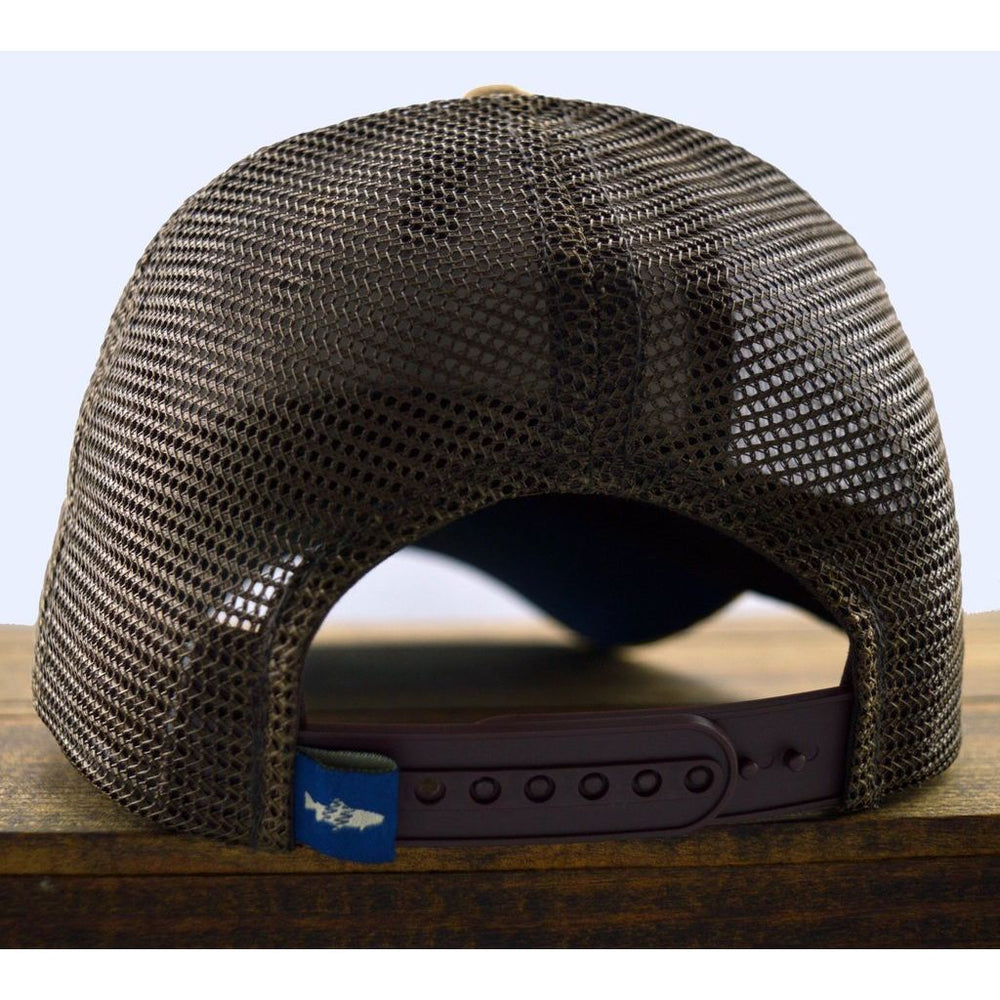 Pesca Muerta Hat Camo Trout Patch Trucker