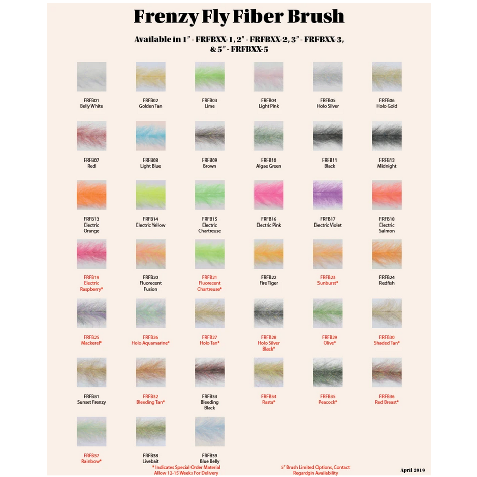 Renzetti Frenzy Fly Brush 1" - Madison River Fishing Company