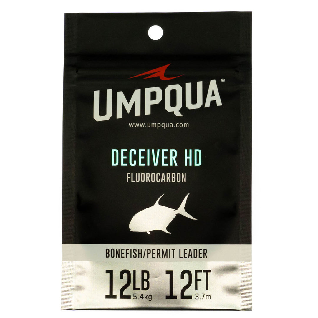Umpqua Deceiver HD Bone/Permit Fluoro Leader 12'