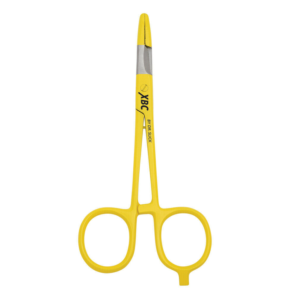 Dr. Slick XBC Scissor Clamp, 5", Yellow, Straight