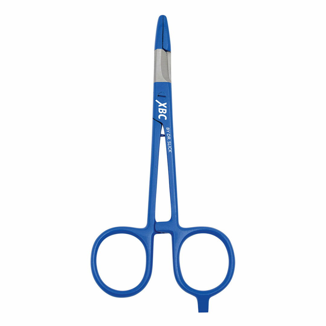 Dr. Slick XBC Scissor Clamp, 5", Blue, Straight